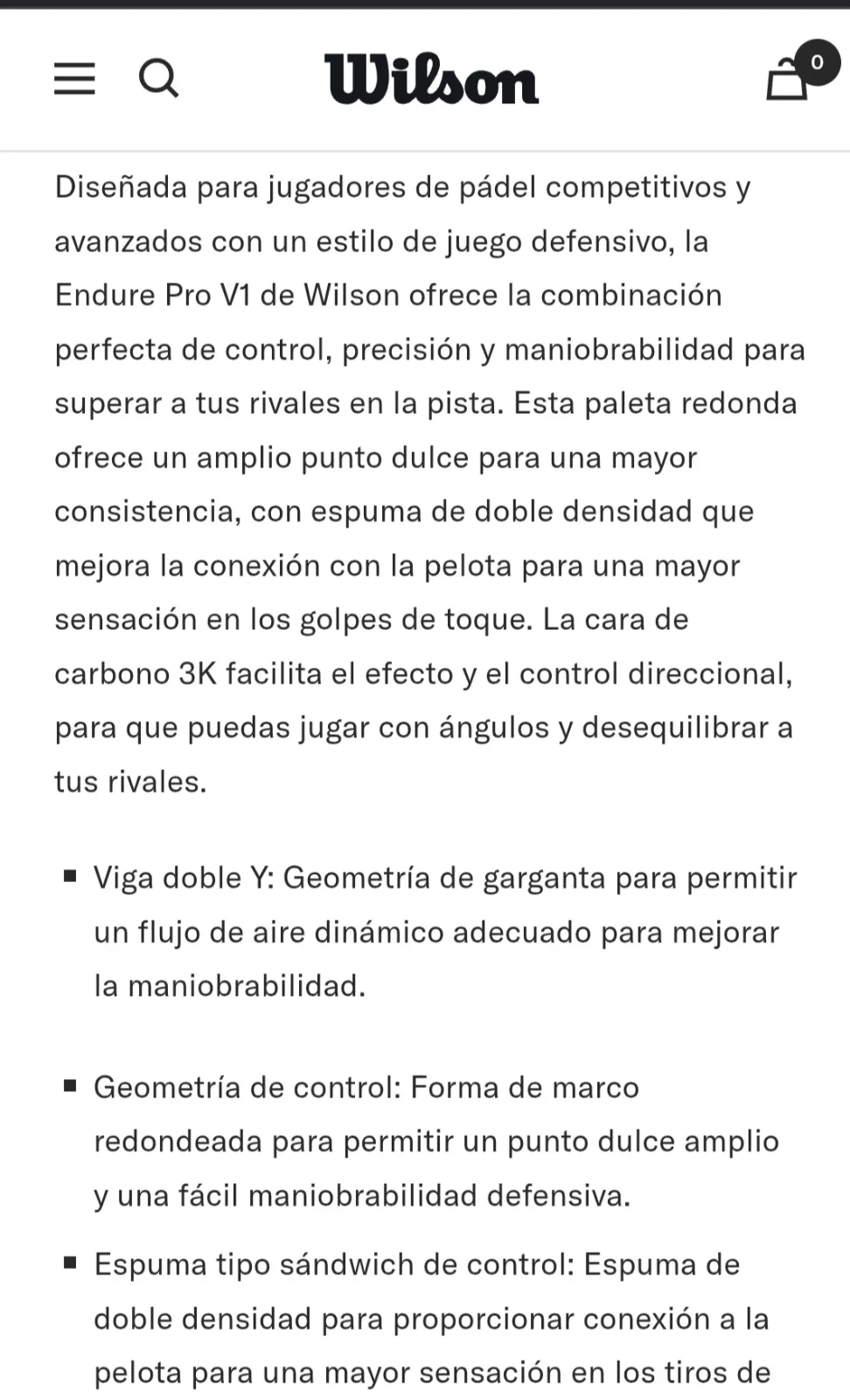 Wilson Endure Pro V1, foto 4 de 4